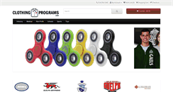 Desktop Screenshot of clothingprograms.com