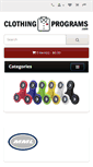 Mobile Screenshot of clothingprograms.com